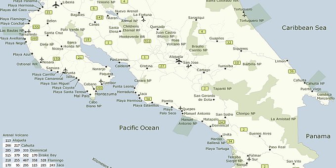 Costa Rica Maps Where Is Costa Rica